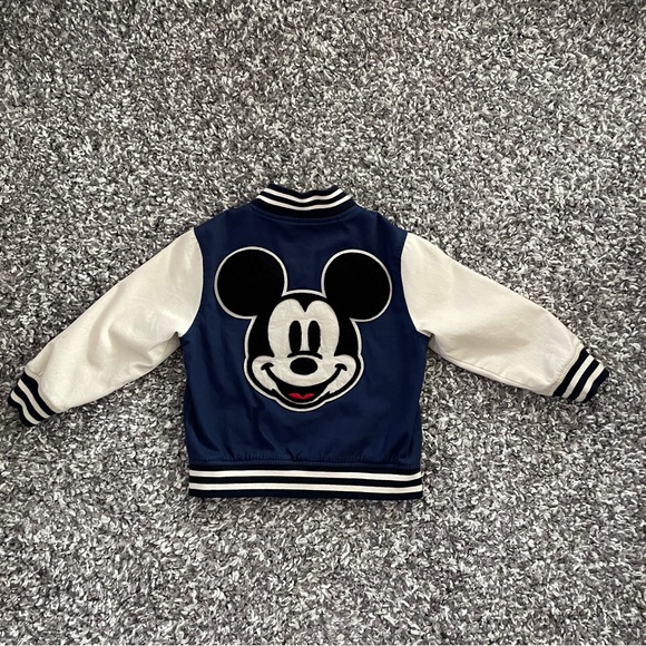2/$50 GAP Mickey Mouse Cotton Varsity Jacket - Picture 2 of 4